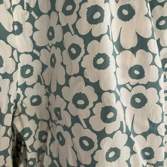 Floral Patterned Wide-Leg Culottes Pants - Picture 6 of 7